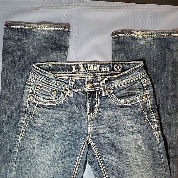 L.A. Idol Women's Western Style Jeans - Size 3 - Picture 1 of 16
